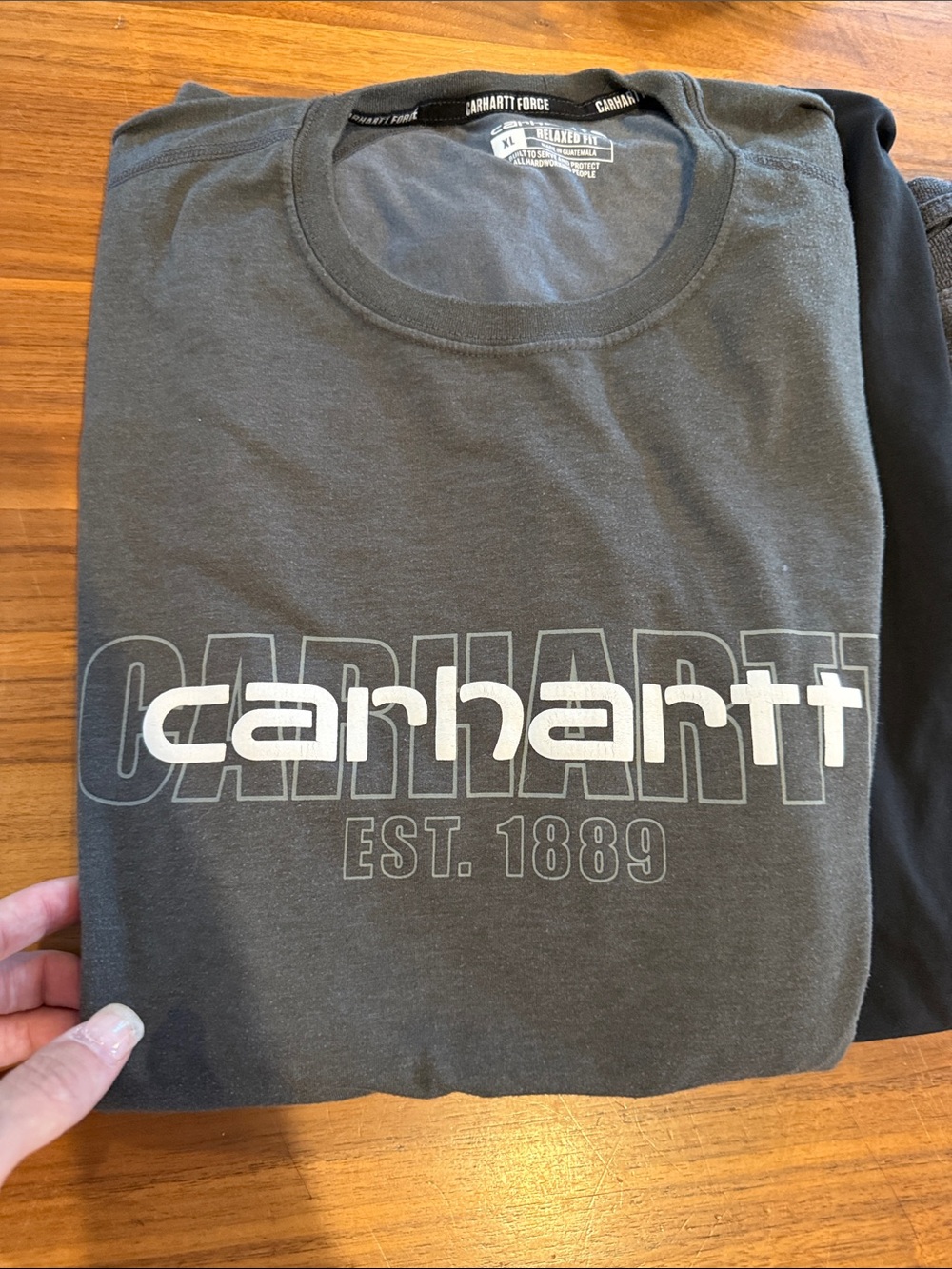 15 Carhartt Force Relaxed Fit T-Shirt Mens Size XL Short Sleeve Crew-Neck - Picture 13 of 16